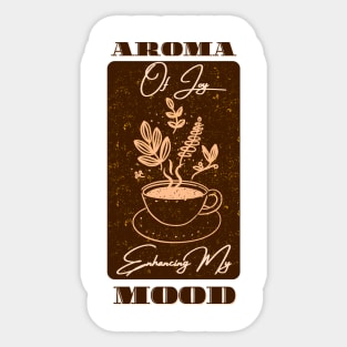 Coffee Bliss: Aroma of Joy Sticker